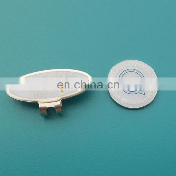 Custom cheap ball marker metal magnetic hat clips made in China