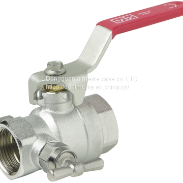 342 High Performance PN40 Brass Ball Valve With Plug / Drain Cock