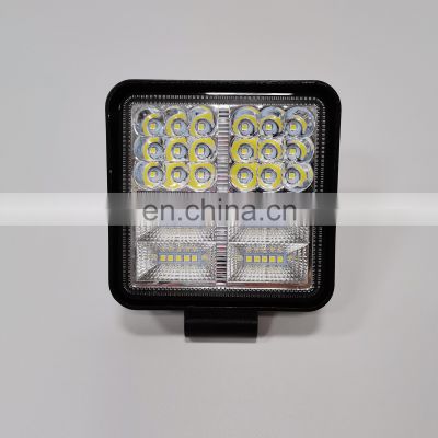Factory wholesale High quality Super bright 108W work light motorcycle spotlight Auxiliary LED driving lights