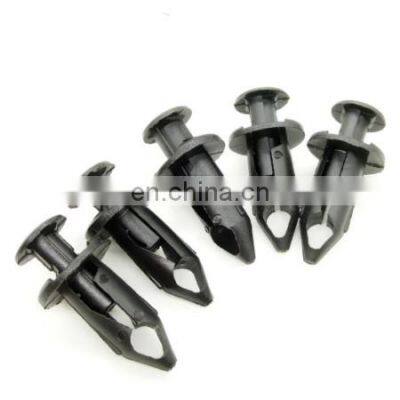 20pcs Auto Black Plastic Push Type Retainer Fastener Clip Rivet for 7mm Hole Dia