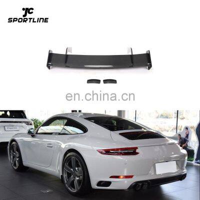 Dry Carbon Fiber 991 Car Trunk Spoiler Wing for Porsche 991 911 Carrera 4S Coupe 2-Door 2013-2019