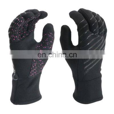 Palm silicone printing fashion soft spandex mechanic safety gloves