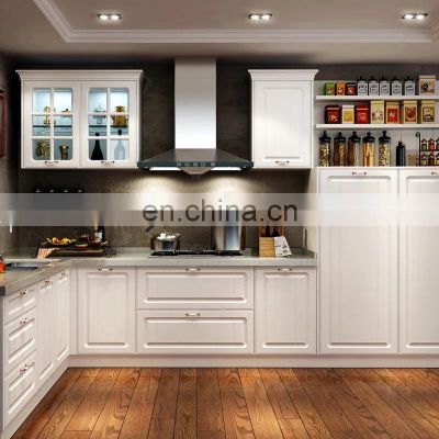 North American Shaker Solid Wood Kitchen Cabinet Designs RTA Kitchen Furniture Pantry