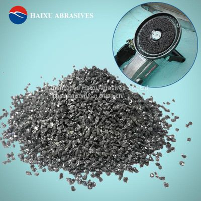 High bulk density black silicon carbide grit