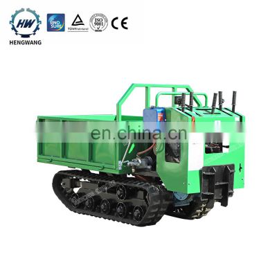 HW-1000L Construction Machinery Parts Undercarriage Carrier Rubber Track Site Loader Mini Crawler Dumper