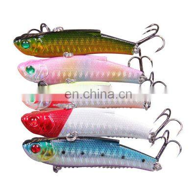 Sea Bass Fishing Lures Wholesale Fish Hunter DV3B VIB 70MM 18G Lures Fishing Bait Minnow Lure Trout