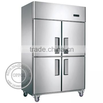 OP-A501 Luxurious Stainless Steel Case Body Commercial Refrigerator