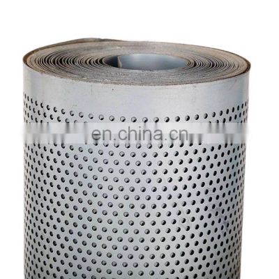 Factory Supplied PVC coated perforated metal mesh screen