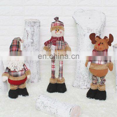 Telescopic Christmas Doll Merry Christmas Decor for Home 2022 Navidad Noel Christmas Ornaments Xmas Gifts New Year 2023