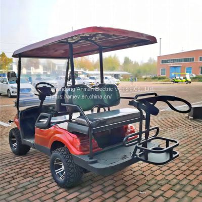 2+2 seat electric golf cart with ball bag fixing bracket