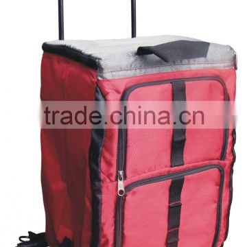 hot sell new stype foldable cooler bag with wheels and handle CB-9005