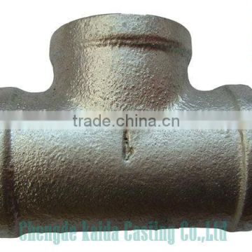 ISO SGS 130 Tee Malleable galvanized and thread malleable iron thread fittings Manufacturer 130 Tee