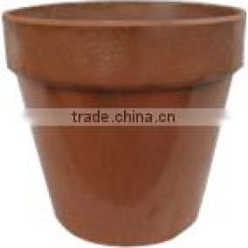 red clay chinese ceramic glazed flower pot painting designs
