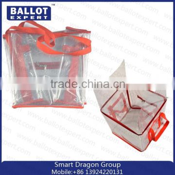 Collapsible Pvc Ballot Box/PVC transparent ballot boxes
