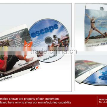 CD/DVD Replication (Packed in 4-color Envelop / Cardboard Sleeve / Wallet)