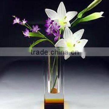 High quality glass vase for wedding decoration CV-1019