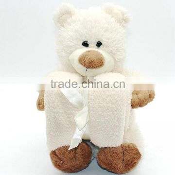 Plush Toy With Blanket/Animal Toy Holding Blanket/Baby Blanket Stuffed Toy
