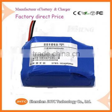 36v 18650 li-ion rechargeable battery 4400mah for electric scooter rechargeable battery factory