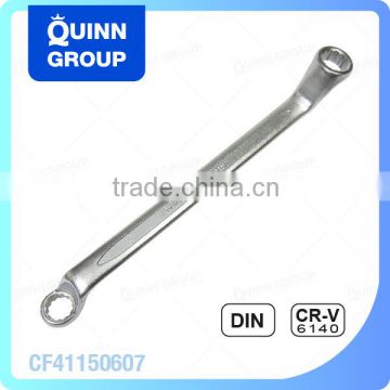 Quinnco 6 X 7 mm 75 Degree Offset Double-Ring Spanner, CR-V