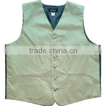 Silk Woven Fashion Men's Waistcoat/Vest OEM Available