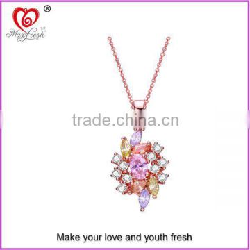 Supply top quality necklace fashion pendant necklace real gold plating necklace pendant