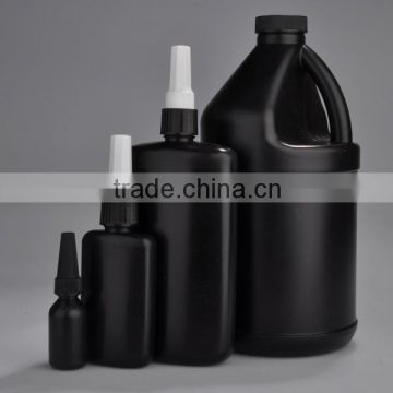 400ml high quality plastic bottle for Medium viscosity UV cure adhesive