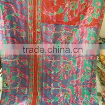 exclusive offer on wholesale old sari made handmade recycle quilts