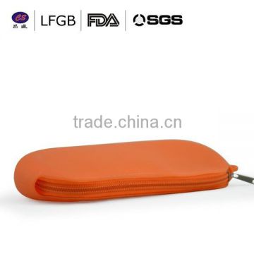China wholesale silicone bag/ silicone purse/ silicone handbag with zipper