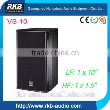 pro VS-10+ passive 2-way full range speaker/ 10 inch speaker box