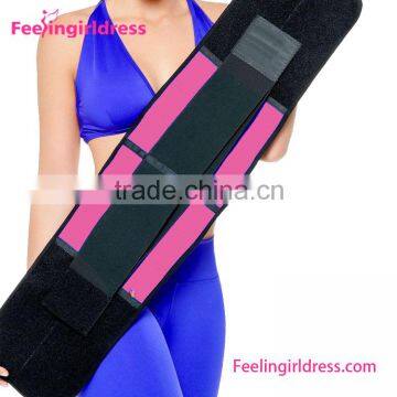 Pink Highly Compression Adjustable Xtreme Latex Waist Girdle Trimmer