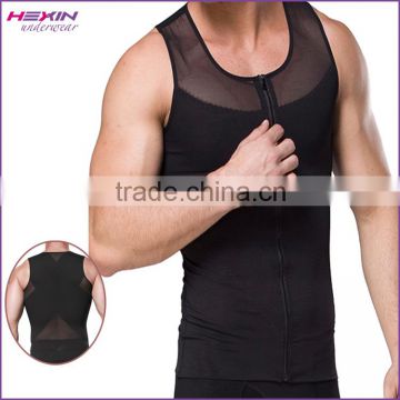 Slim Body Vest With Front Zipper Closure Cheap Mens Shapewear