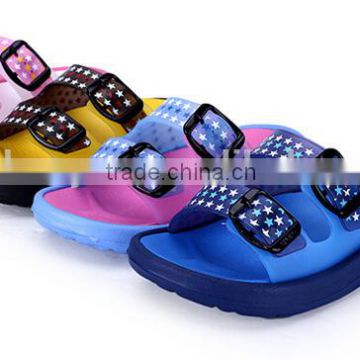 2015 wholesale children's shoes comfortable kids plastic slippers