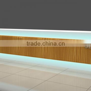 long display table for silk fabric store