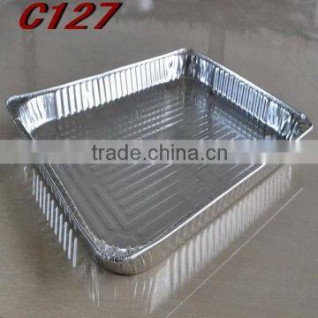 disposable household aluminum foil container C127