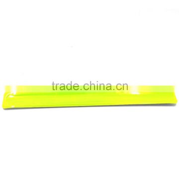 Promotional gift Simple Customized Shaped PVC Slap Clip Manufacture Reflective slap bracelet