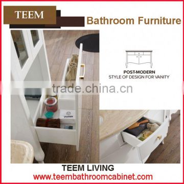 Teem home bathroom furniture modern bathroom sets made in china modern aluminium alloy bathroom cabinet