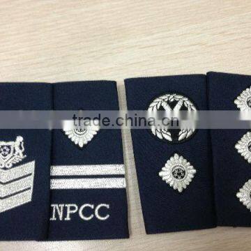 military uniform embroidered epaulettes