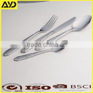 Stainless Steel Cutlery Set with Traditional Style