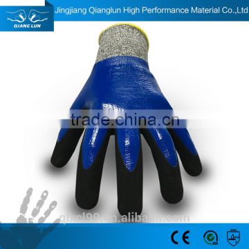 China Factory En388 Cut Resistant Oil Rig Gloves