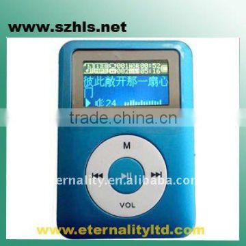 ET0072 colorful cheap mini OLED digital MP3 Player