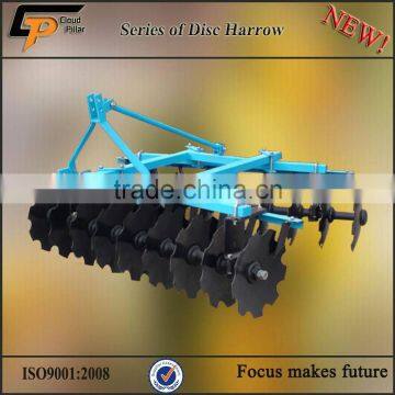 agricultual mini tractors with disc plough, disc harrow machinery