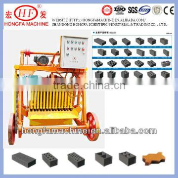 concrete brick making machine,block machine---QMJ4-45,China mobile famous brick making machine,