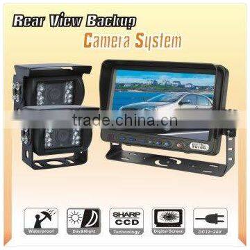 vehicle Car Backup Camera System 7 inch TFT LCD monito for Trucks/Farm Tractor/Heavy Equipment/Fork-lifts/RV