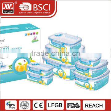 1000ML plastic food storage box with seal ring