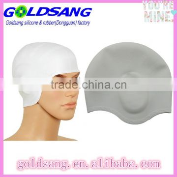 Silicone Swim Caps with Comfort Ear Pockets - Unisex for Men and Women Including Long Hair Swimmers