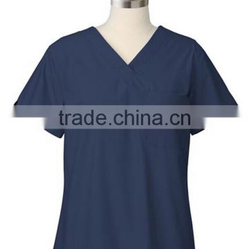 2014 Hot selling Solid Color Medical Scrub Top,Scrub Suit,Scrub Uniform