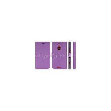 Flip Nokia Cell Phone Cases , Purple Smartphone Nokia Lumia Covers