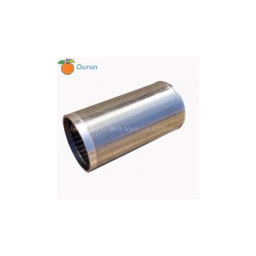 High Flow Continuous Slot Welded Wedge Wire Screen Cylinders