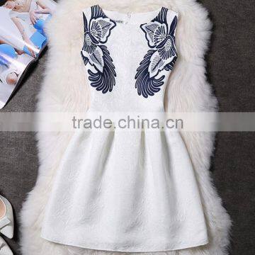 Onen OEM services pullover special sleeveless bodycon party graduation ball print skirt knee-length free size dresses from ind