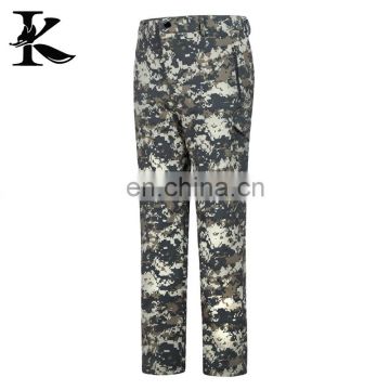 Outdoor tactical softshell camouflage hunting pants
